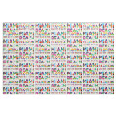 Tissu Miami Beach Floride États-Unis (Fat Quarter)