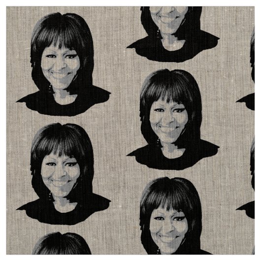 TISSU MICHELLE OBAMA (Échantillon)