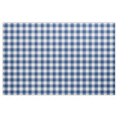 Tissu Mid Blue & White Gingham Plaid (Fat Quarter)