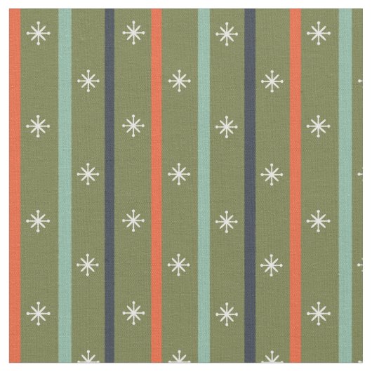 Tissu Mid-Century Modern Retro Stripe Pattern (Fermer)