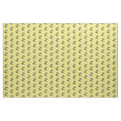 Tissu Miel Bee & Daisy Motif Jaune (Yard)