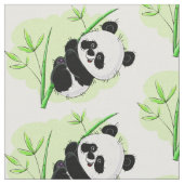 Tissu mignon 3/4 de panda (Fermer)
