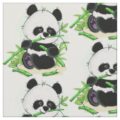 Tissu mignon 4/4 de panda (Fermer)