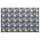 Tissu mignon d'art abstrait de chiot de carlin (Fat Quarter)
