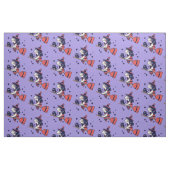Tissu mignon de Halloween de sorcière (Fat Quarter)