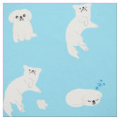 Tissu mignon de motif imprimé par Pekingese (Échantillon)