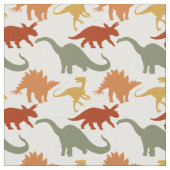 Tissu mignon d'impression de dinosaure (Fermer)