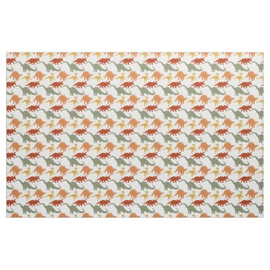 Tissu mignon d'impression de dinosaure (Fat Quarter)