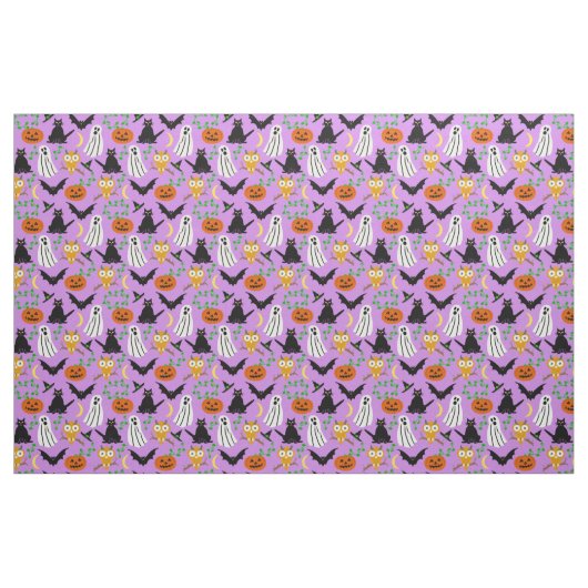 Tissu Mignon pourpre de motif de lancer de collage de (Yard)