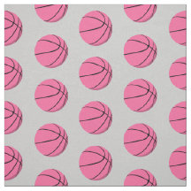mignonettes roses sur motif de sports gris