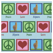 Tissu Mignonne Peace Love Alpaca (Fermer)