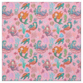 Tissu Mignonne sirène (Échantillon)
