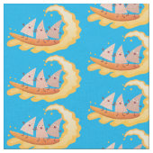 Tissu Mignons nachos chips de maïs surf (Fermer)