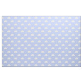 Tissu Mignons nuages blancs sur bleu (Fat Quarter)