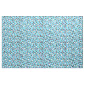 Tissu Mignons pingouins de Noël Pale Bleu Motif (Yard)