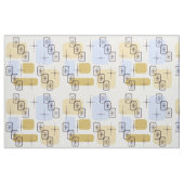 Tissu Milieu du siècle moderne Blue Gold (Fat Quarter)