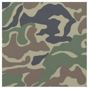 Tissu militaire Camo Brown et vert