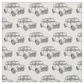 Tissu Minicar cool vintage (Échantillon)