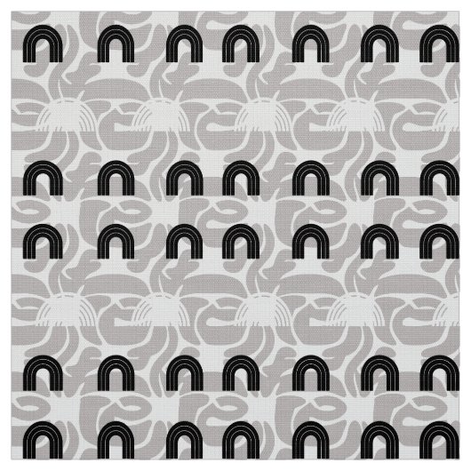 Tissu Minimalist Mixed Boho Arches (Échantillon)