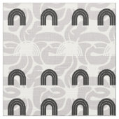 Tissu Minimalist Mixed Boho Arches (Détail)