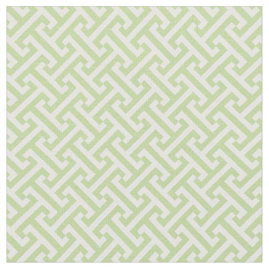 Tissu Mint Green Greek Key (Fermer)