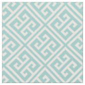 Tissu Mint Green Greek Key (Fermer)