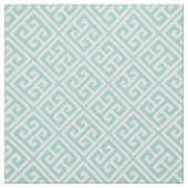 Tissu Mint Green Greek Key (Échantillon)