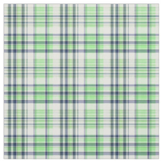 Tissu Mint Green Navy Wt Preppy Madras Style Plaid Sz3#2