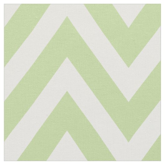 Tissu Mint Vert moderne Chevron Grande échelle (Fermer)
