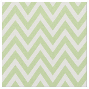 Tissu Mint Vert moderne Chevron Grandes