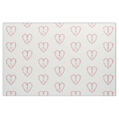 Tissu minuscule de chapelet de coeurs (Fat Quarter)