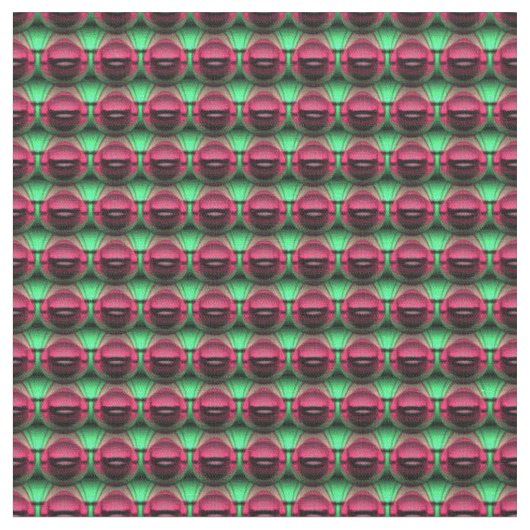 Tissu Minza rose et motif vert (Fermer)