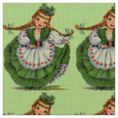 Tissu Mlle irlandaise vintage (Fermer)