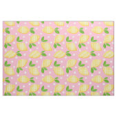 Tissu Mod Lemon En vichy Polka-Dots (Fat Quarter)