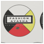 Tissu Mode Ayasha Medicine Roue Logo (Détail)