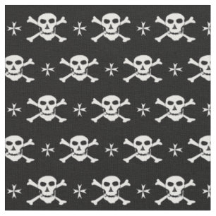Tissu mode Crâne & Croix - Pirates / Halloween