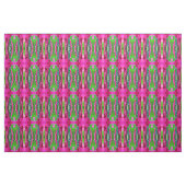 Tissu Mode de nature rose et vert (Yard)