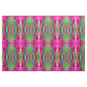 Tissu Mode de nature rose et vert (Fat Quarter)