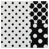 Tissu Mode noir blanc à pois Style Design (Fermer)