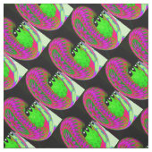 Tissu Mode points verts (Échantillon)