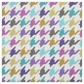 Tissu Mode tendance coloré houndstooth motif (Échantillon)