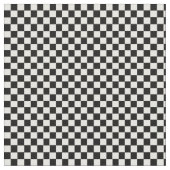 Tissu Modèle checkered noir et blanc (Fermer)