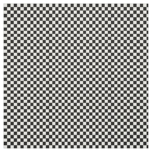 Tissu Modèle checkered noir et blanc (Échantillon)