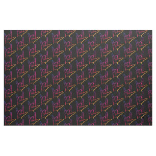 Tissu modelé d'ASL d'arc-en-ciel je t'aime