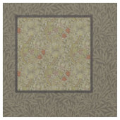Tissu Modèle de branche de saule et de lis doré de Willi (Fermer)