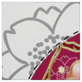 Tissu Modèle de coussin japonais à faire soi-même à coup (Échantillon)