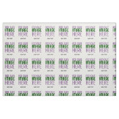 TISSU MODÈLE DE TEXTE D'IMAGE BLANCHE SIMPLE MODERNE (Fat Quarter)