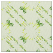 Tissu Modèle de vert de chaux de style de damassé (fermé)