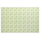 Tissu Modèle de vert de chaux de style de damassé (Fat Quarter)