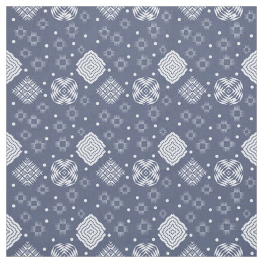 Tissu Modèle ethnique de blues-jean de style de boho (Échantillon)